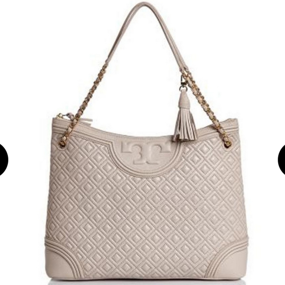 Fleming Bedrock Quilted Leather Tote